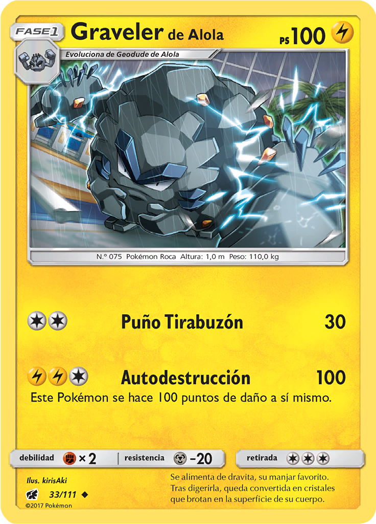 Graveler de Alola (Reverse Holo)