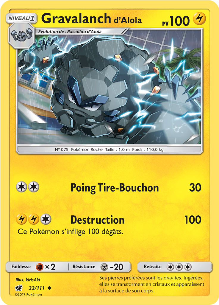 Gravalanch d’Alola (Reverse Holo)