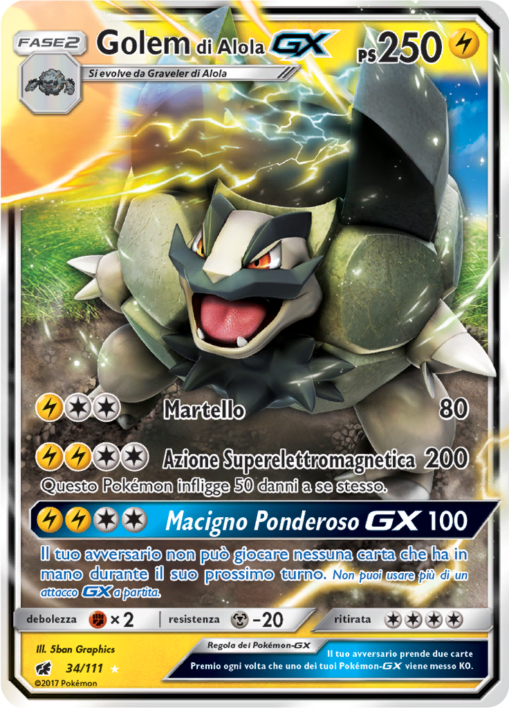 Golem di Alola GX
