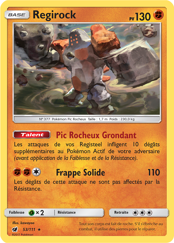 Regirock (Reverse Holo)