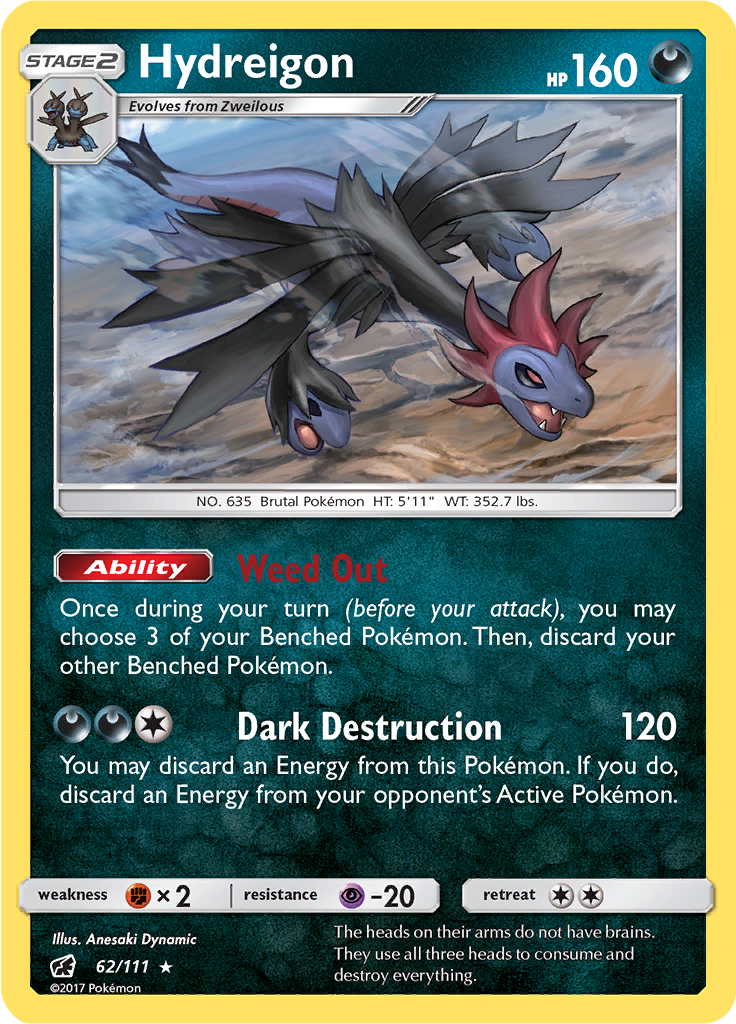 Hydreigon (Reverse Holo)