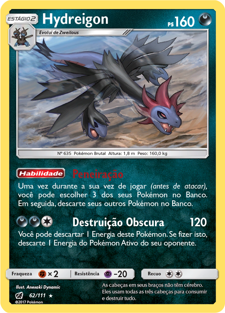 Hydreigon (Reverse Holo)