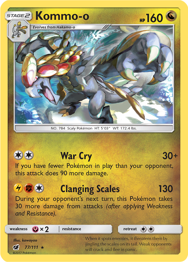 Kommo-o (Reverse Holo)