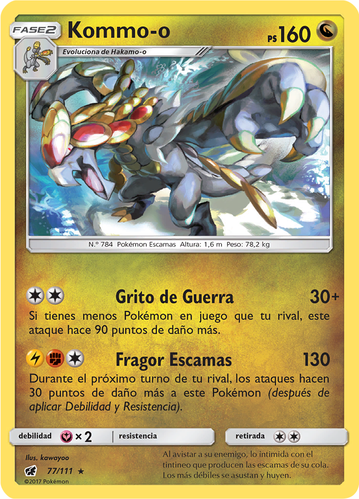 Kommo-o (Reverse Holo)