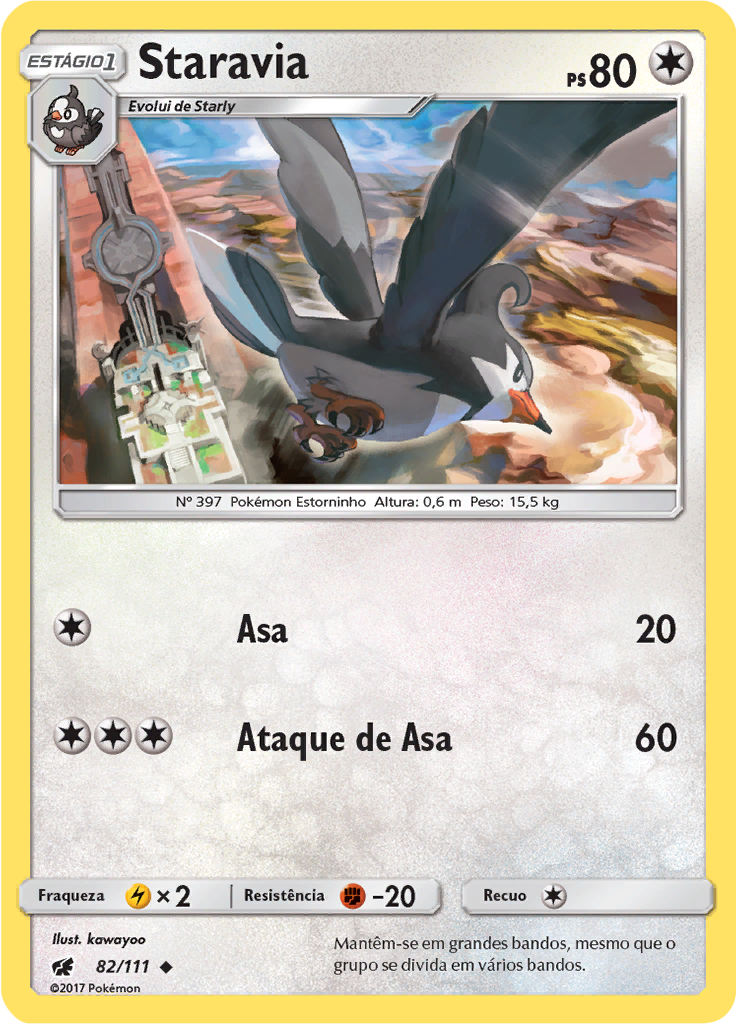 Staravia (Reverse Holo)