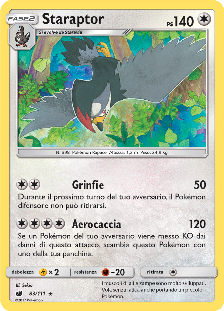 Staraptor (Reverse Holo)
