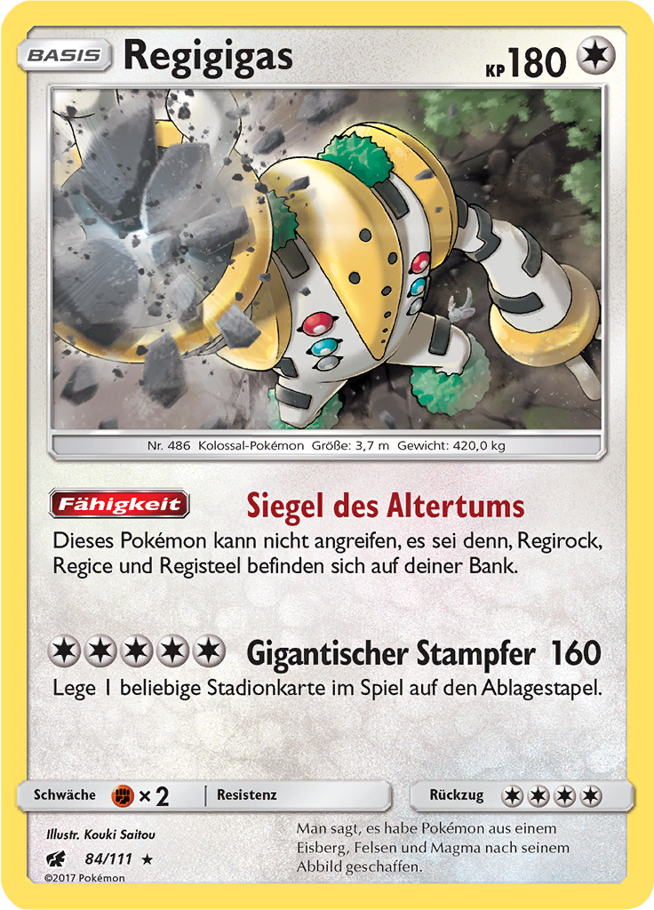 Regigigas (Reverse Holo)