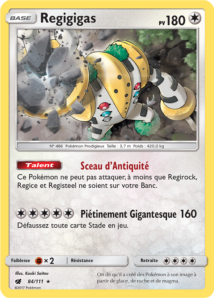 Regigigas (Reverse Holo)