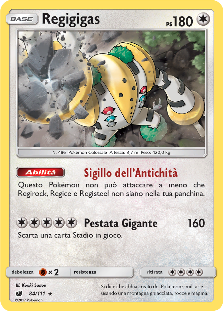 Regigigas (Reverse Holo)