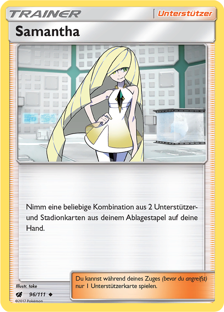 Samantha (Reverse Holo)