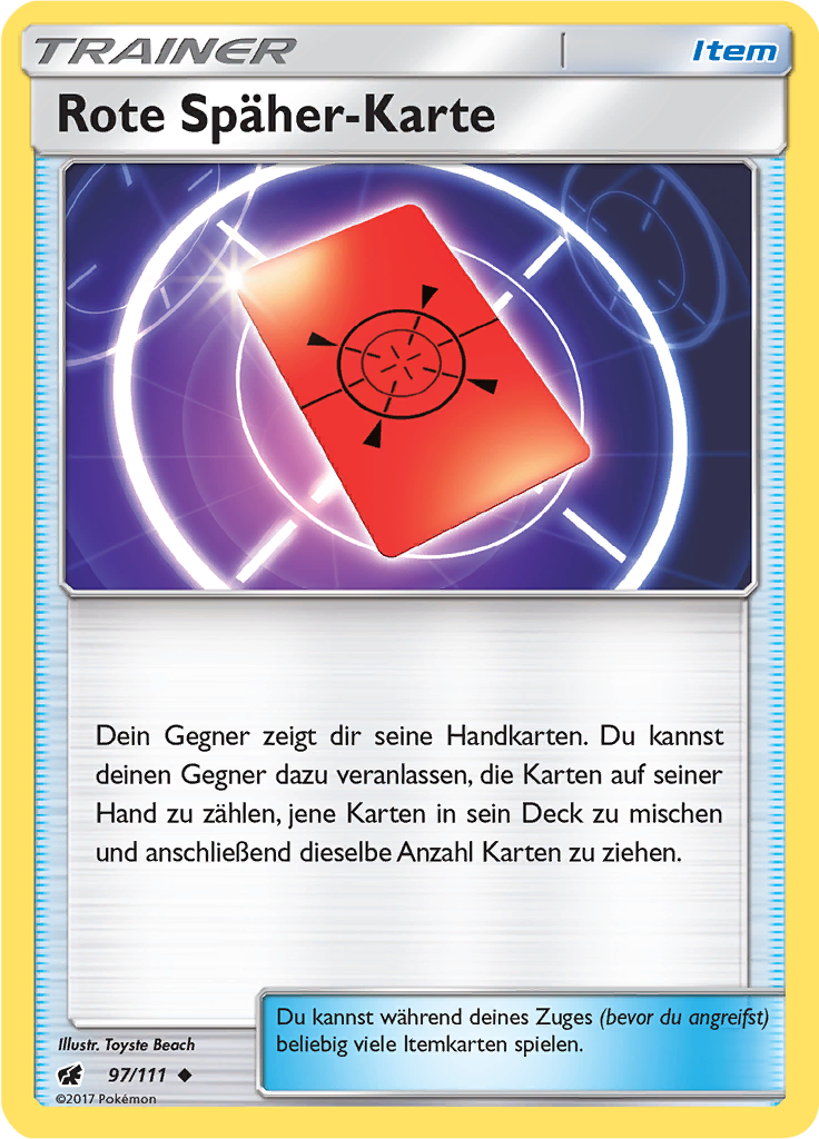 Rote Späher-Karte (Reverse Holo)