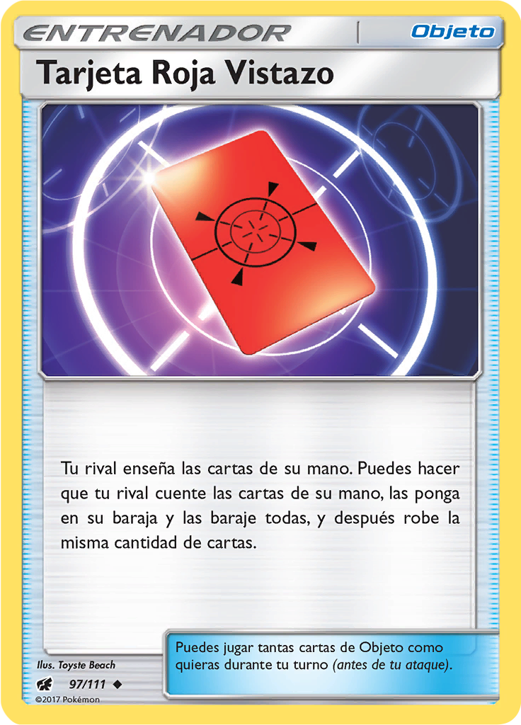 Tarjeta Roja Vistazo (Reverse Holo)