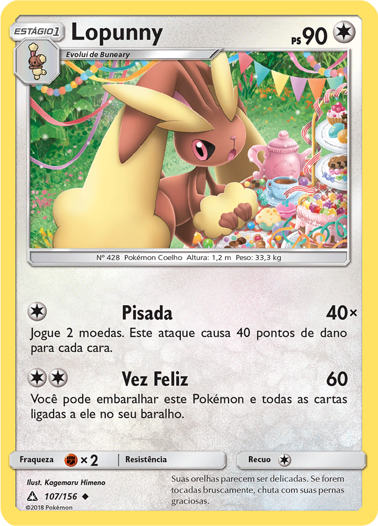Lopunny (Reverse Holo)
