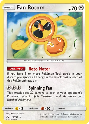 Fan Rotom (Reverse Holo)