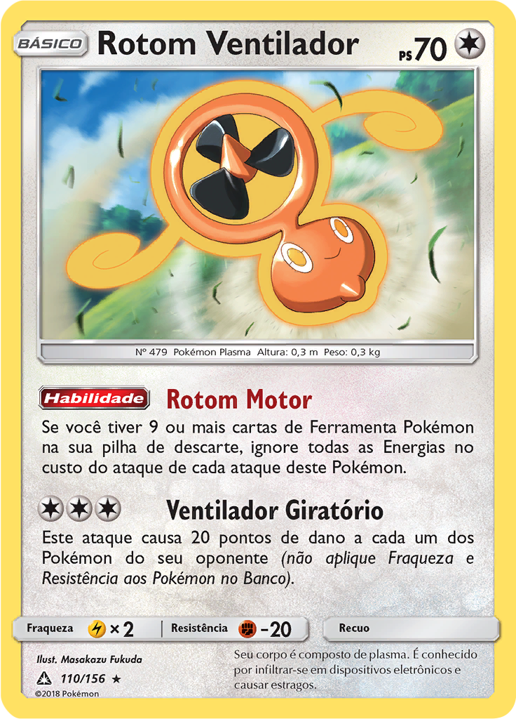 Rotom Ventilador (Reverse Holo)