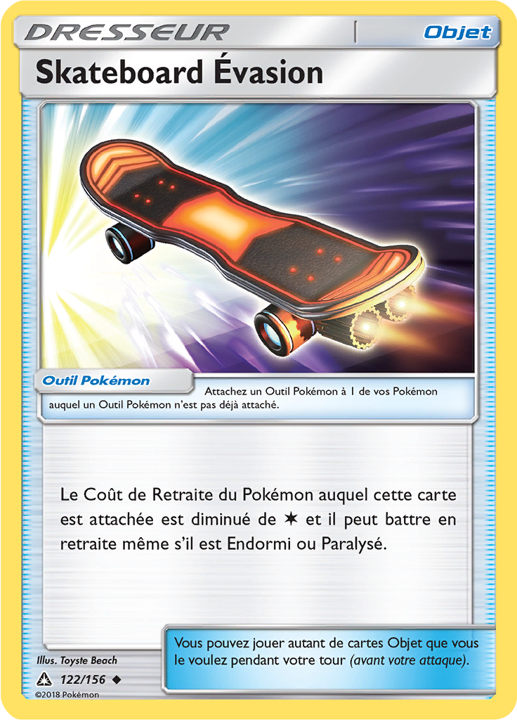 Skateboard Évasion (Reverse Holo)