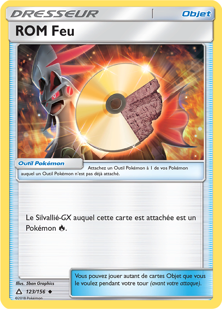 ROM Feu (Reverse Holo)