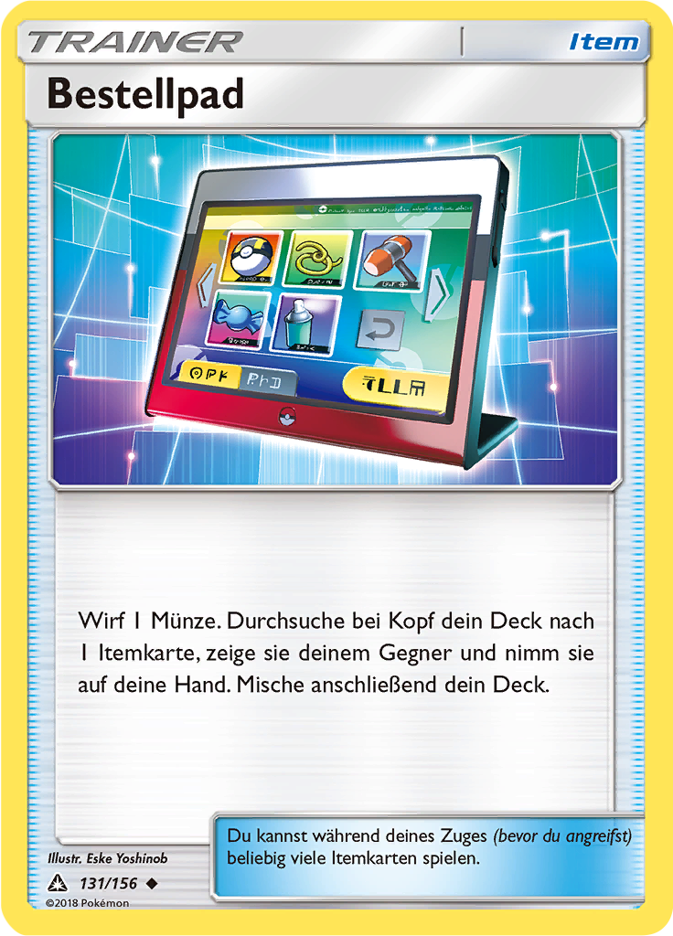 Bestellpad (Reverse Holo)