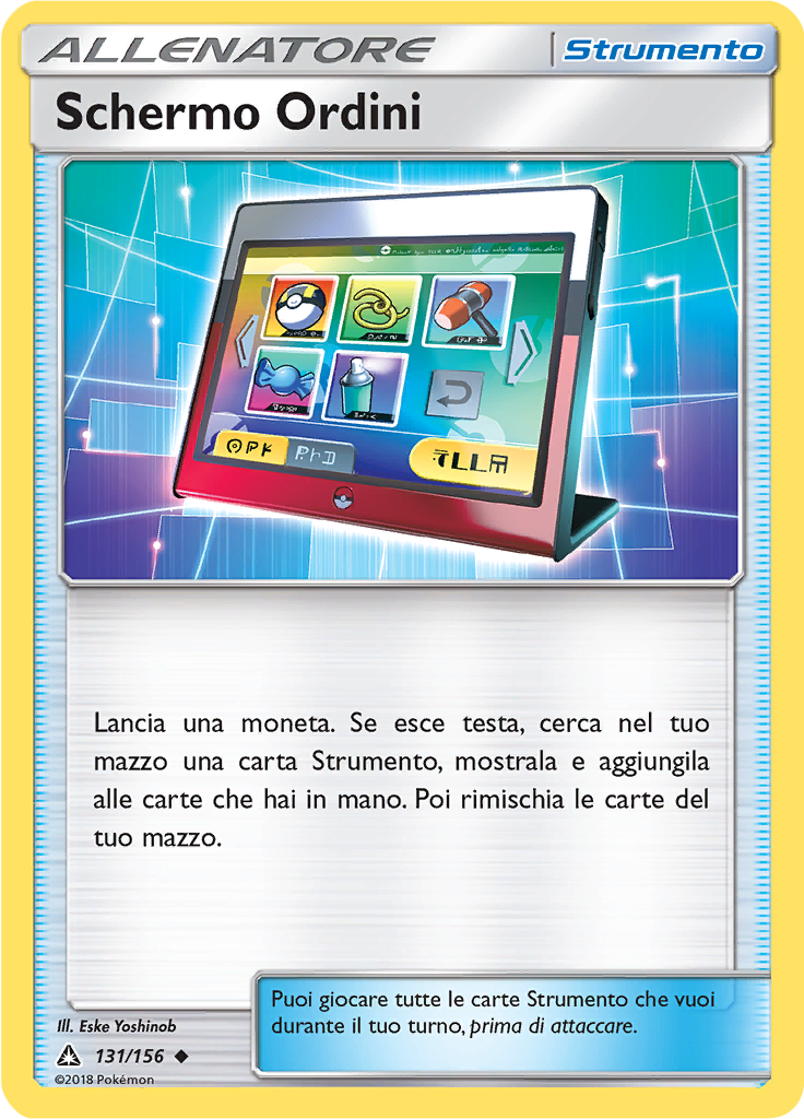 Schermo Ordini (Reverse Holo)