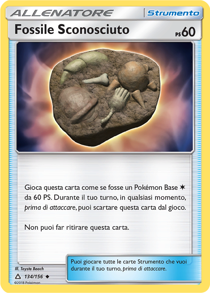 Fossile Sconosciuto (Reverse Holo)