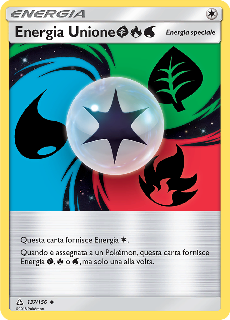 Energia Unione GrassFireWater (Reverse Holo)
