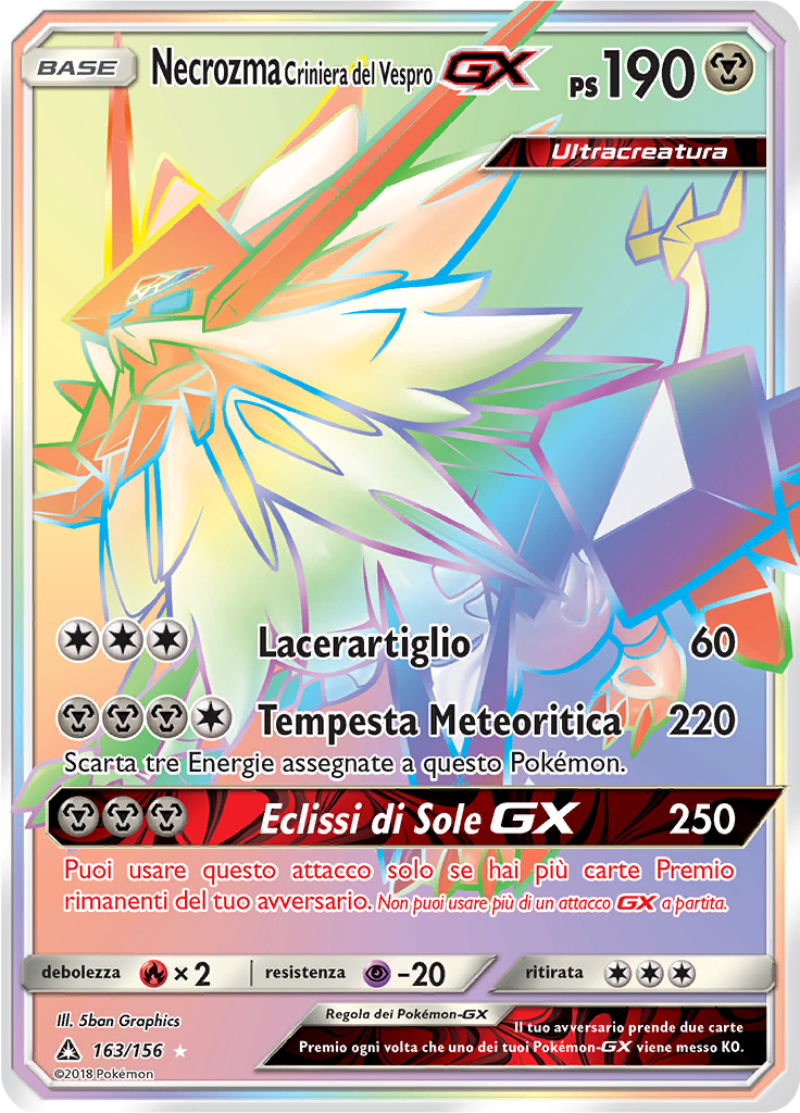 Necrozma Criniera del Vespro GX