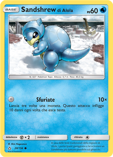 Sandshrew di Alola (Reverse Holo)