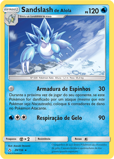 Sandslash de Alola (Reverse Holo)