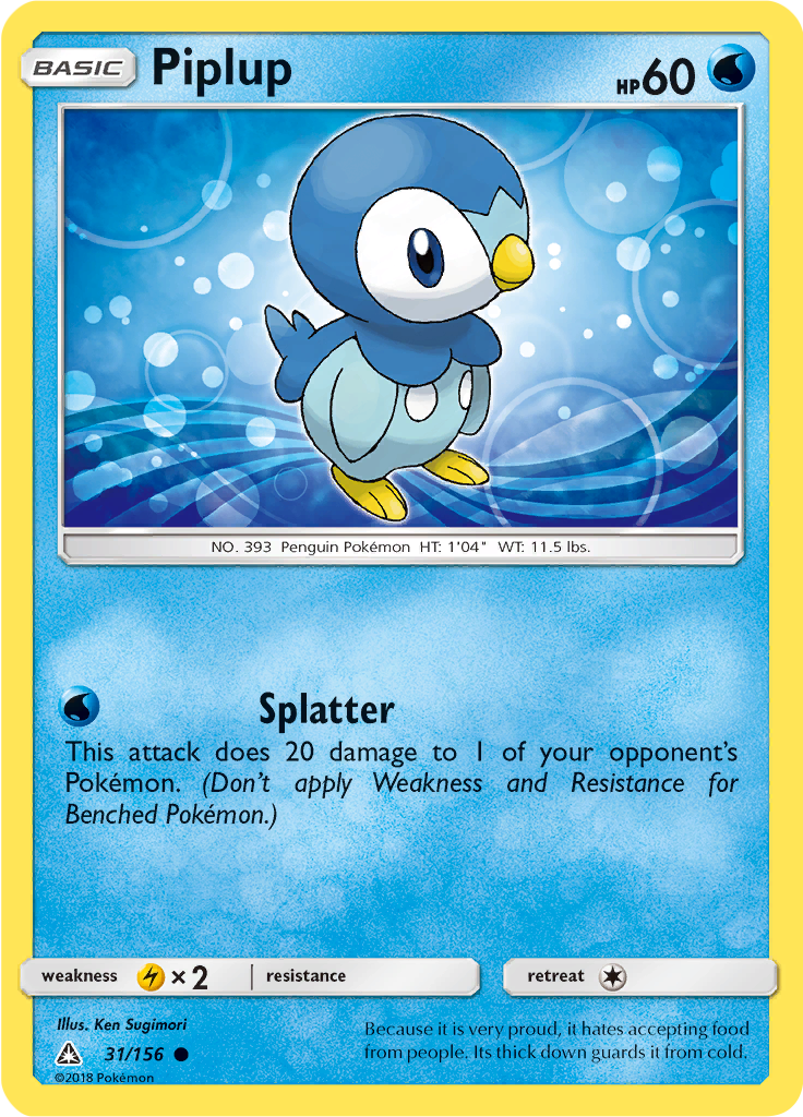 Piplup (Reverse Holo)