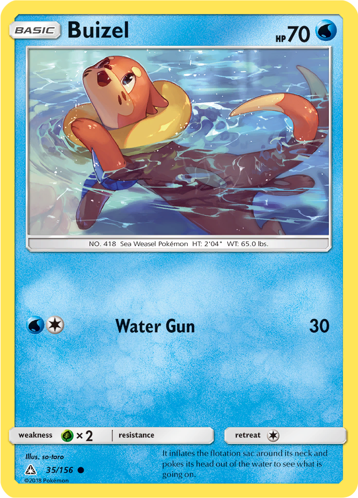 Buizel (Reverse Holo)