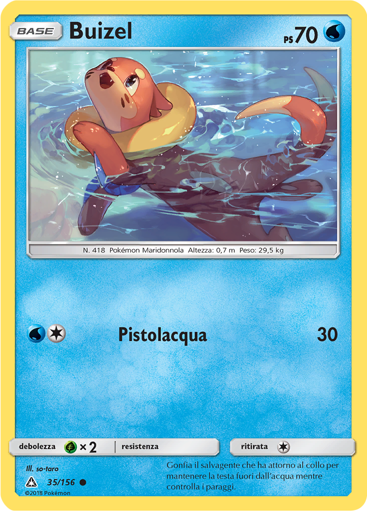 Buizel (Reverse Holo)