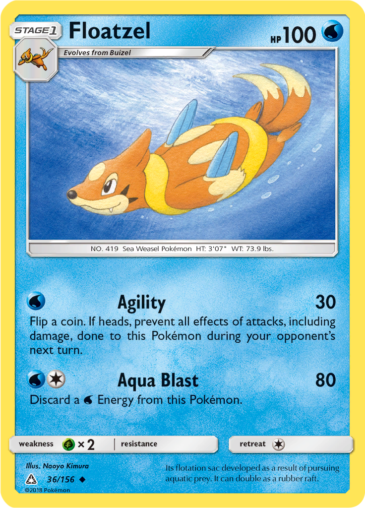 Floatzel (Reverse Holo)