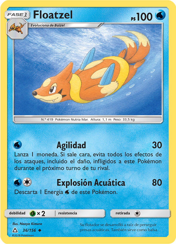 Floatzel (Reverse Holo)