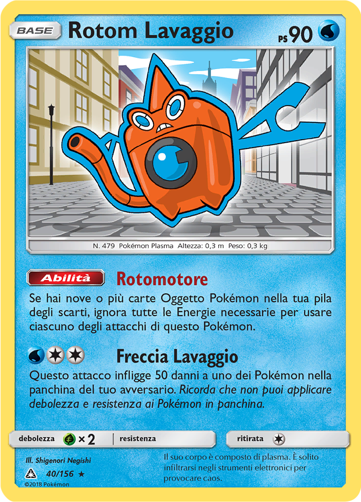 Rotom Lavaggio (Reverse Holo)