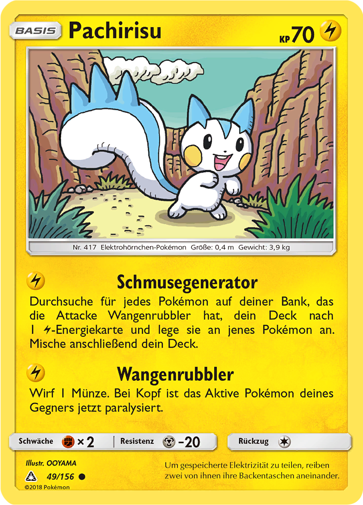 Pachirisu (Reverse Holo)