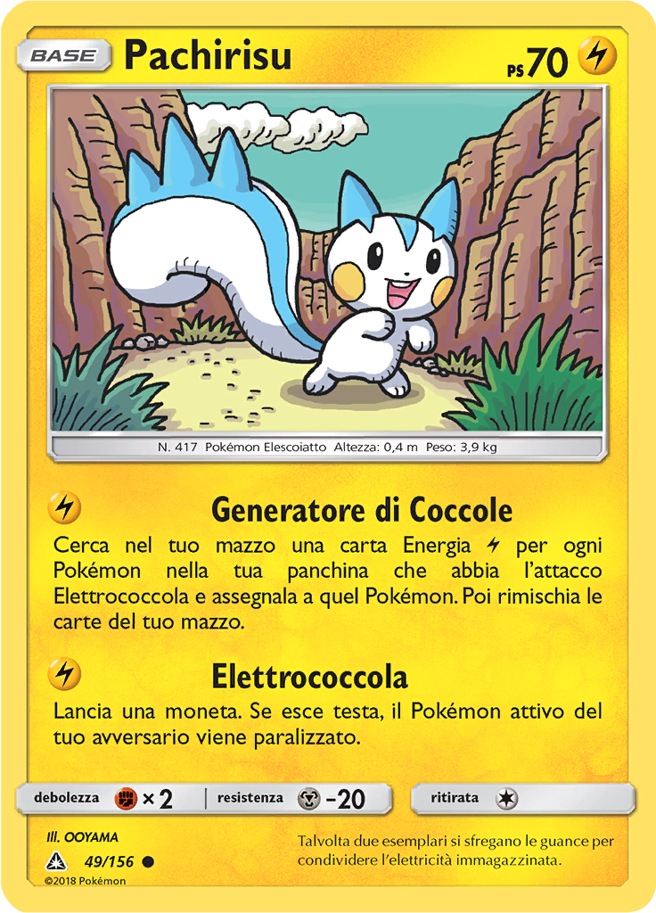 Pachirisu (Reverse Holo)