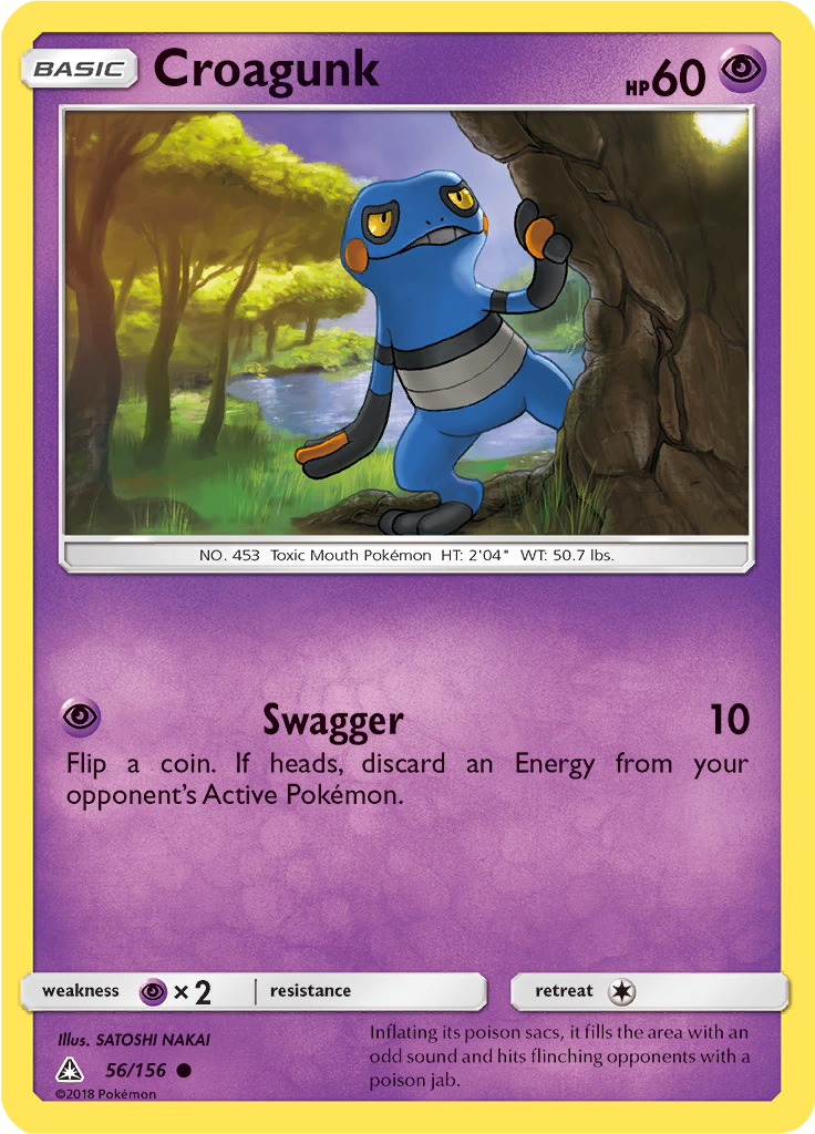Croagunk (Reverse Holo)