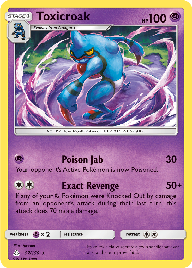 Toxicroak (Reverse Holo)