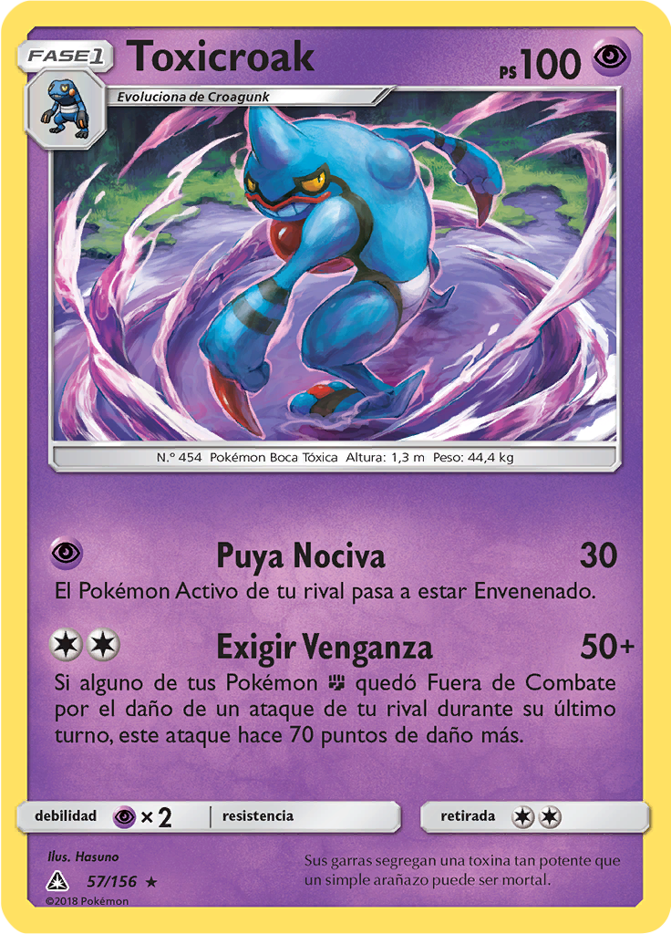 Toxicroak (Reverse Holo)
