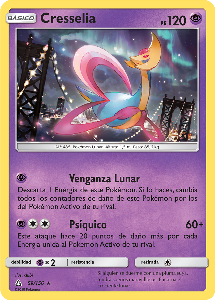 Cresselia (Reverse Holo)