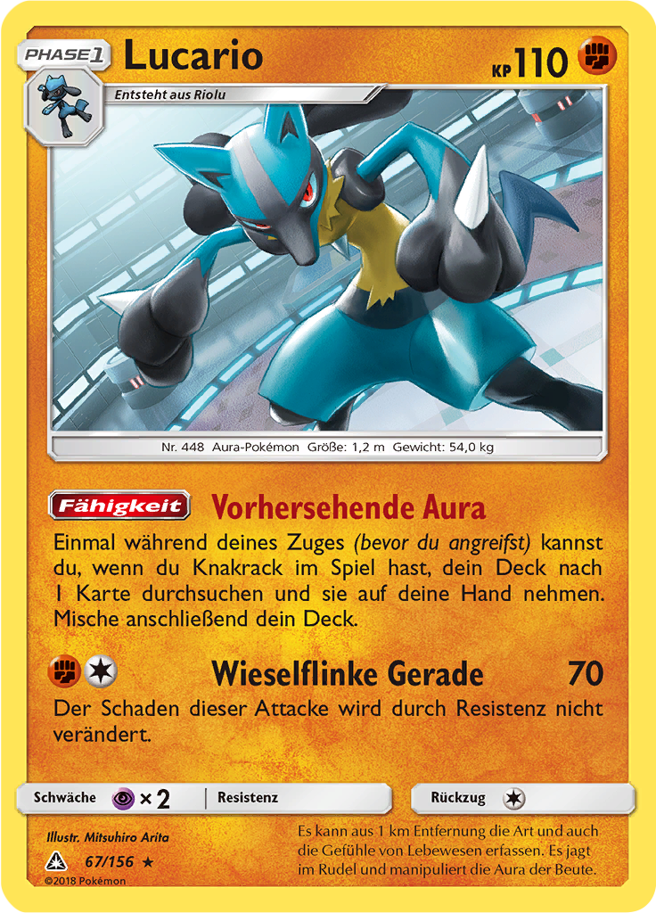 Lucario (Reverse Holo)