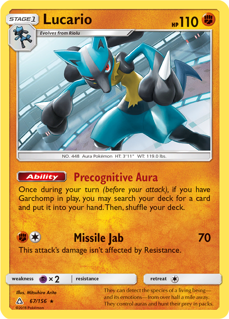 Lucario (Reverse Holo)