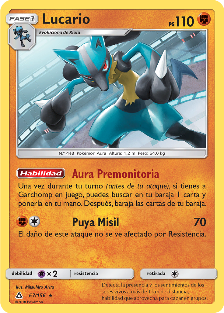 Lucario (Reverse Holo)