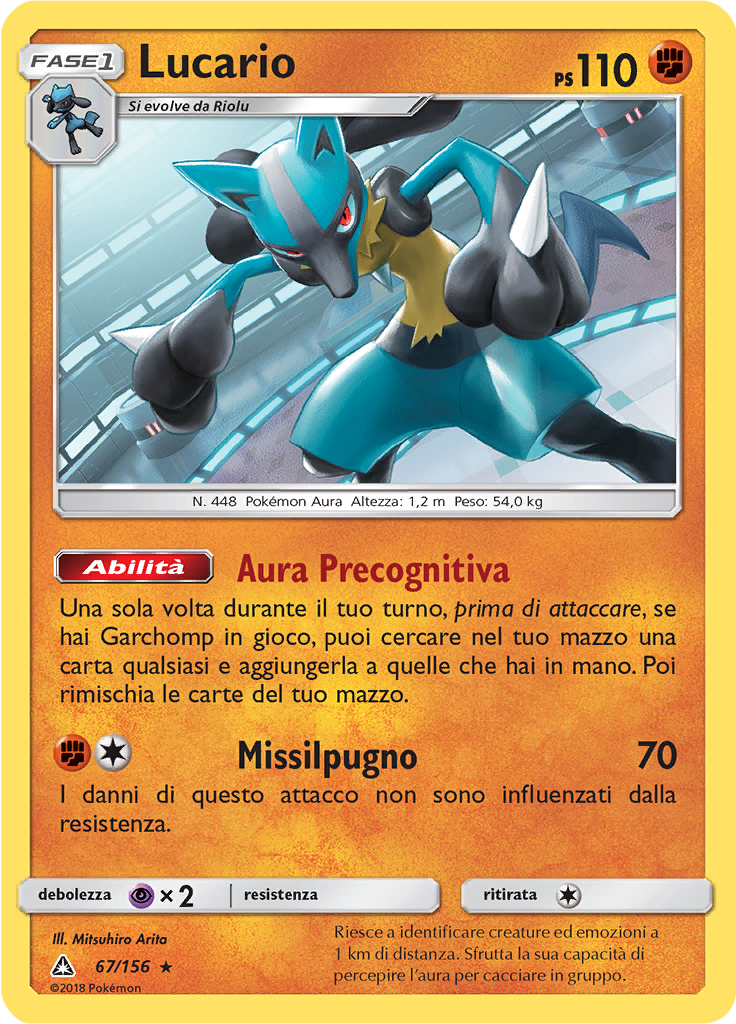 Lucario (Reverse Holo)