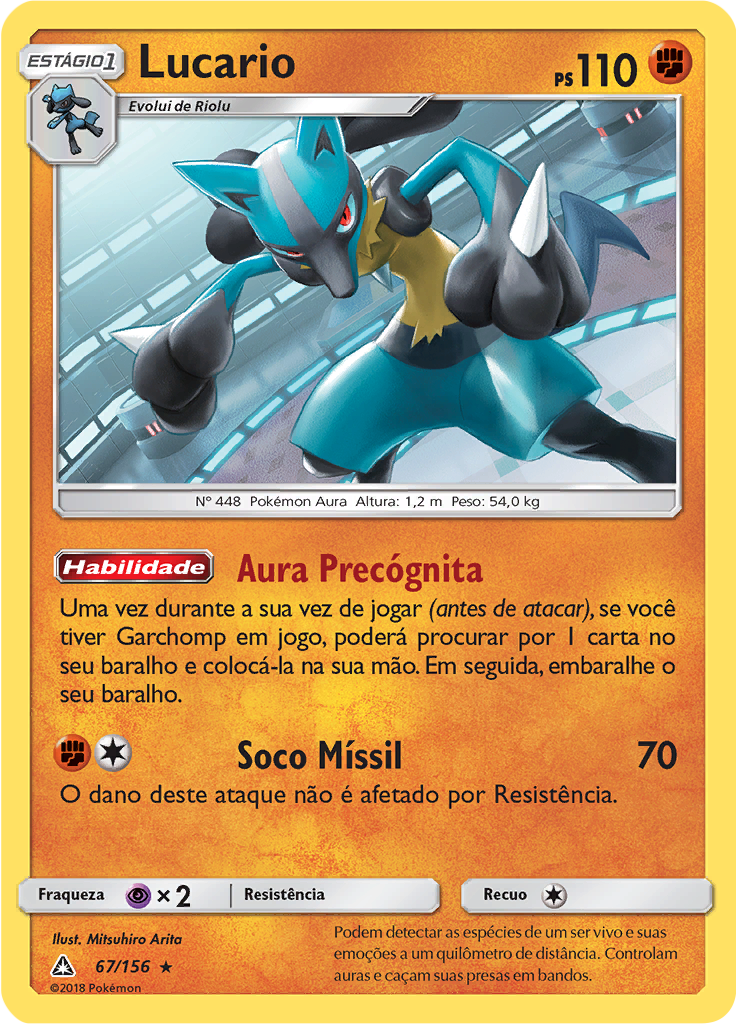 Lucario (Reverse Holo)