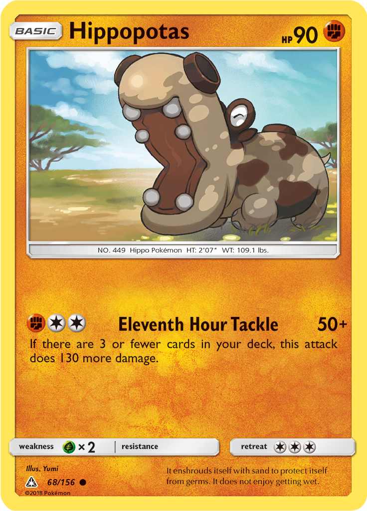 Hippopotas (Reverse Holo)