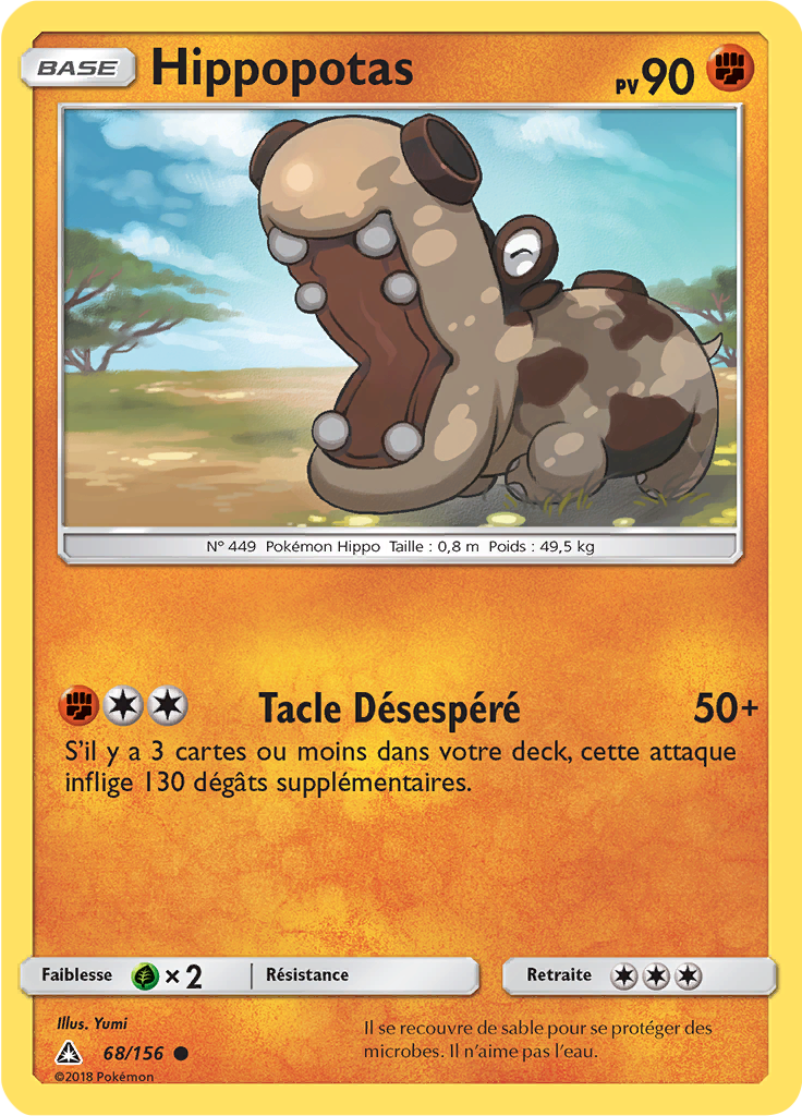 Hippopotas (Reverse Holo)
