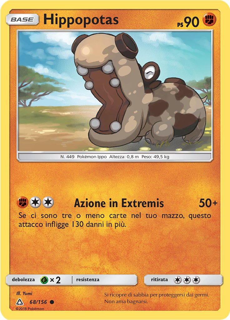 Hippopotas (Reverse Holo)