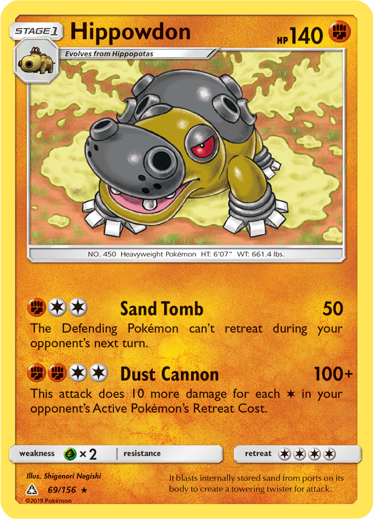 Hippowdon (Reverse Holo)