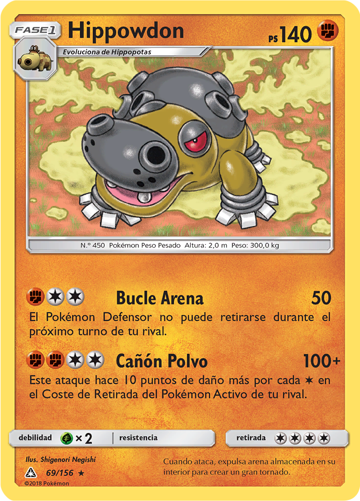 Hippowdon (Reverse Holo)